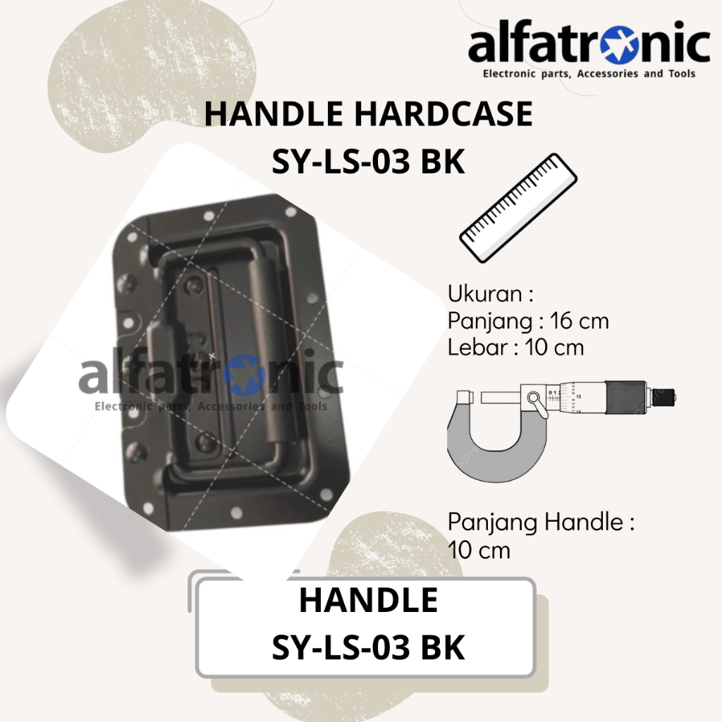 HANDLE HARDCASE MERK THANOS SY-LS 03 BLACK