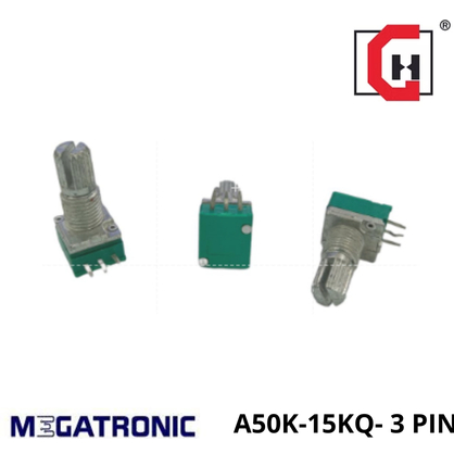 POTENSIO PUTAR INSULATED GH RV097N-A50K-15KQ- 3 PIN PDK - 1