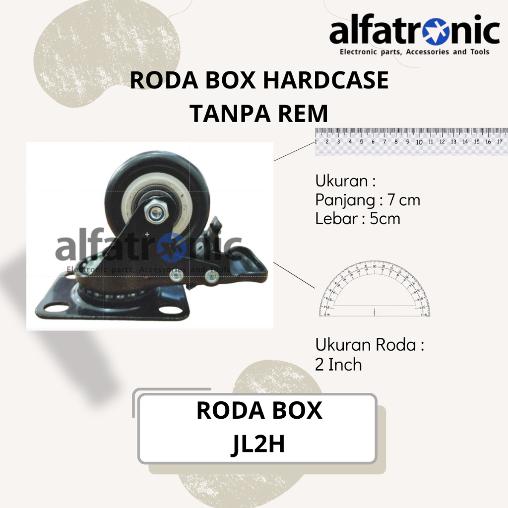 RODA BOX HARDCASE THANOS 2 INC JL2H-PVC-BK23S TANPA REM - 1