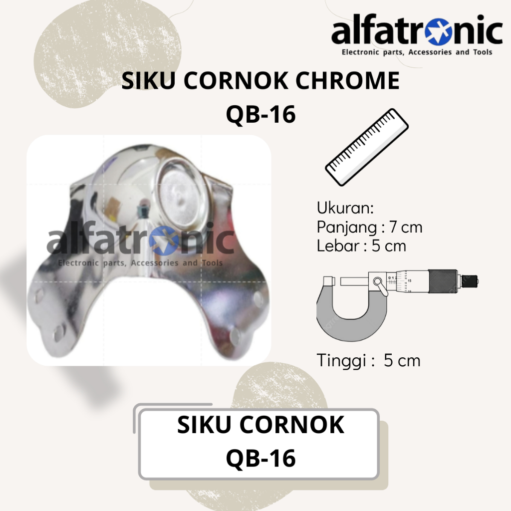 SIKU HARDCASE CORNOK BESAR SILVER THANOS SY-QB06 (SIKU BENJOL PESEK/CEKUNG) - 1