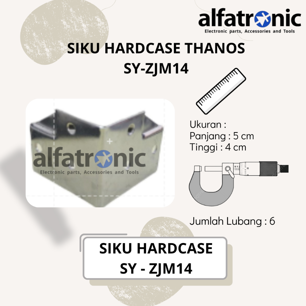 SIKU HARDCASE KAPTEN CAPTEN CAPTAIN MERK THANOS SIKU L POJOK SUDUT HARDCASE SIKU SAMPING L SIKU CORNER SY-ZJM14