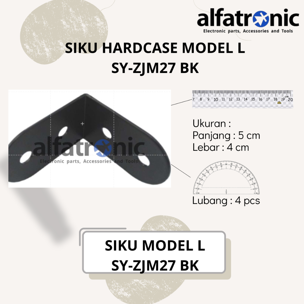 SIKU HARDCASE MERK THANOS MODEL L SY-ZJM27 BLACK - 1