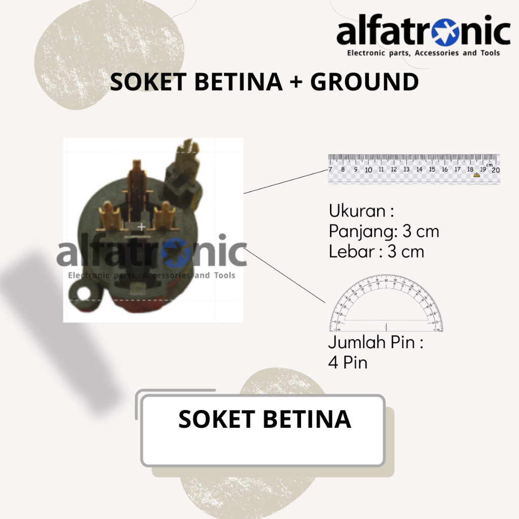 SOKET CANON BETINA + GROUND - 1