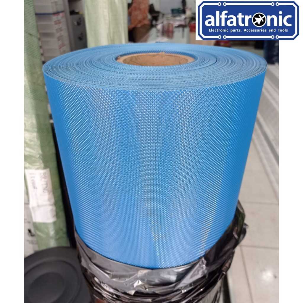PELAPIS HARDCASE SPEAKER PVC FILM 3D PROFILE BIRU MODEL TITIK TITIK - 1