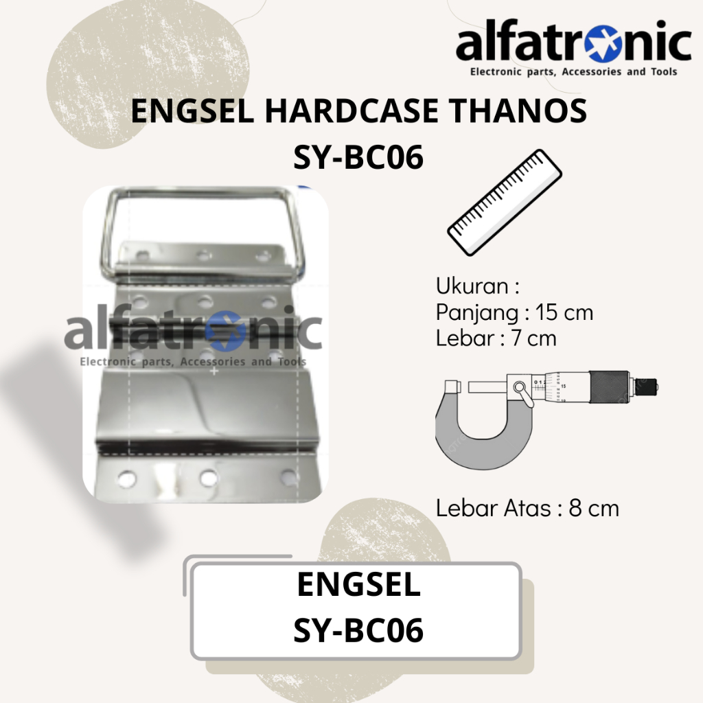 ENGSEL HARDCASE THANOS SY-BC06 SILVER - 1