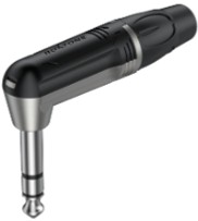 JACK RIGHT ANGLE / L MERK ROXTONE RJ3RP-NN - 6.3mm STEREO - 1