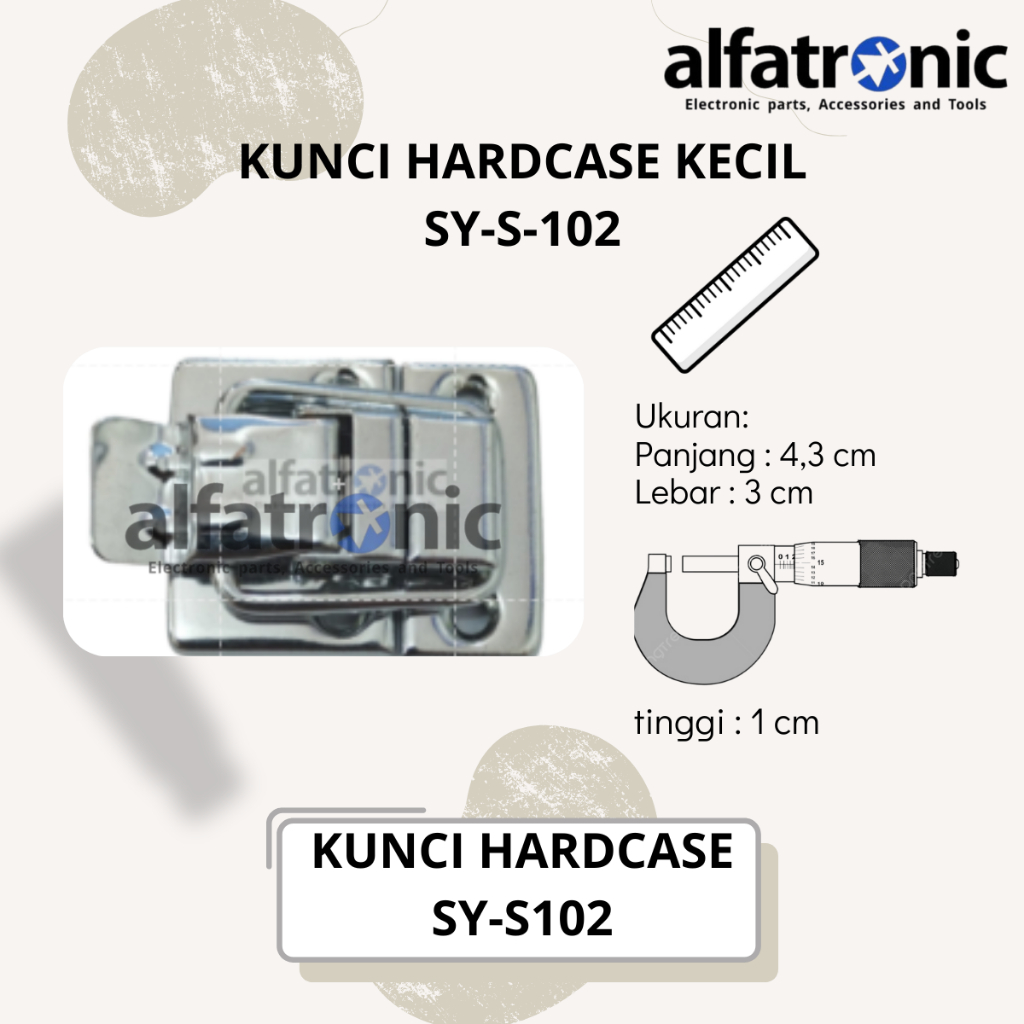KUNCI HARDCASE KOPER THANOS SY-S102 - 1