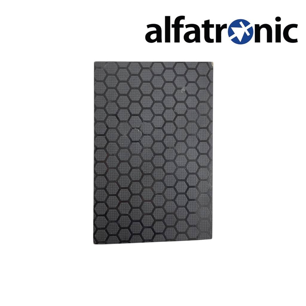HPL MOTIF HEXAGONAL HITAM (120X240cm) ukuran 0.5mm 